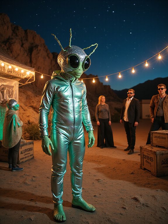 alien themed costume celebration