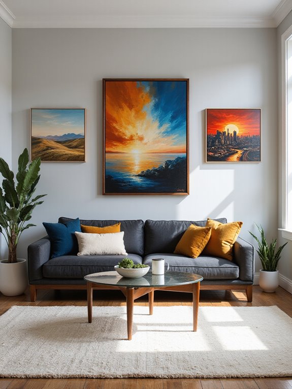 art influences room atmosphere