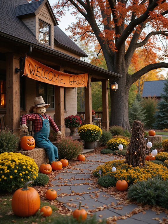 autumn colors and decorations