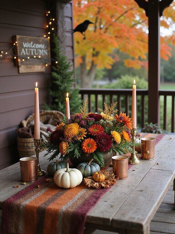 autumn table centerpiece ideas