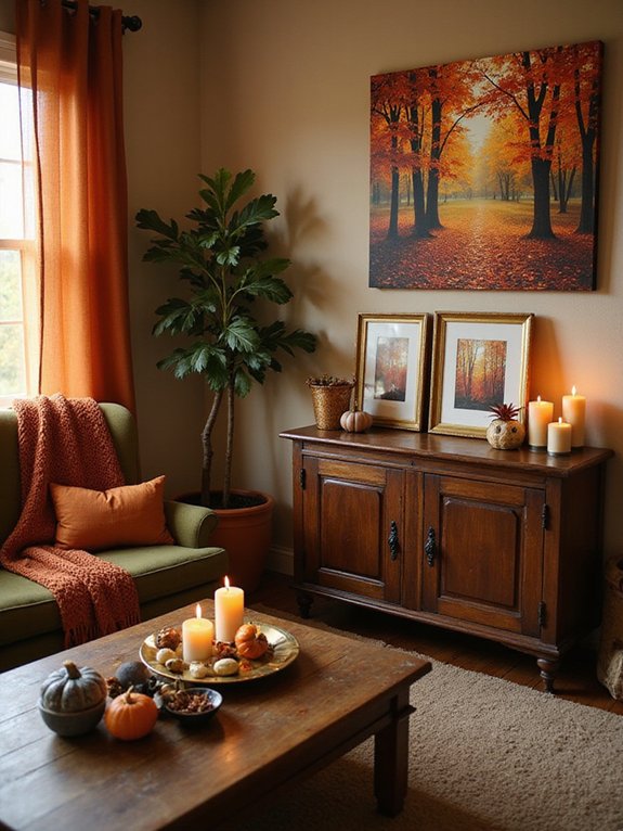 autumn themed artwork decoration tips