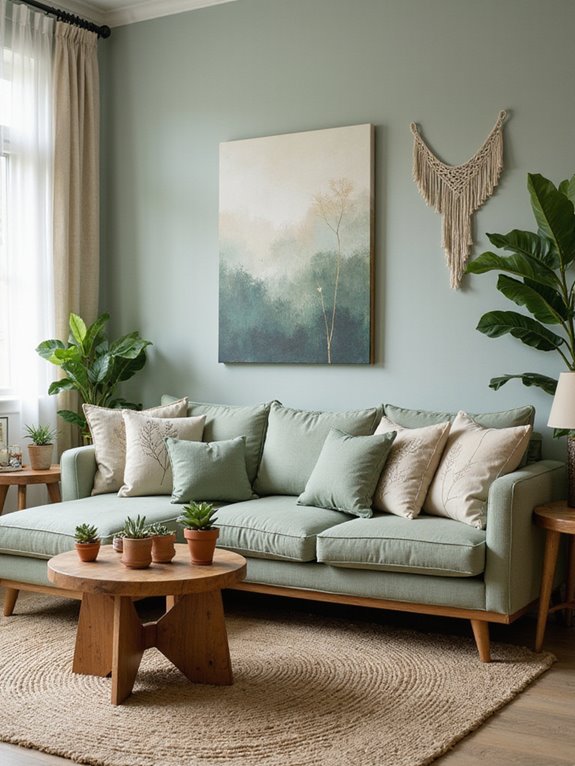 balanced sage green palette