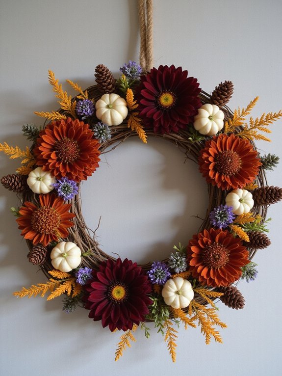 balanced wreath design principles
