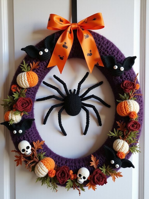 bewitching crochet halloween wreaths