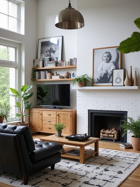 black and white decor