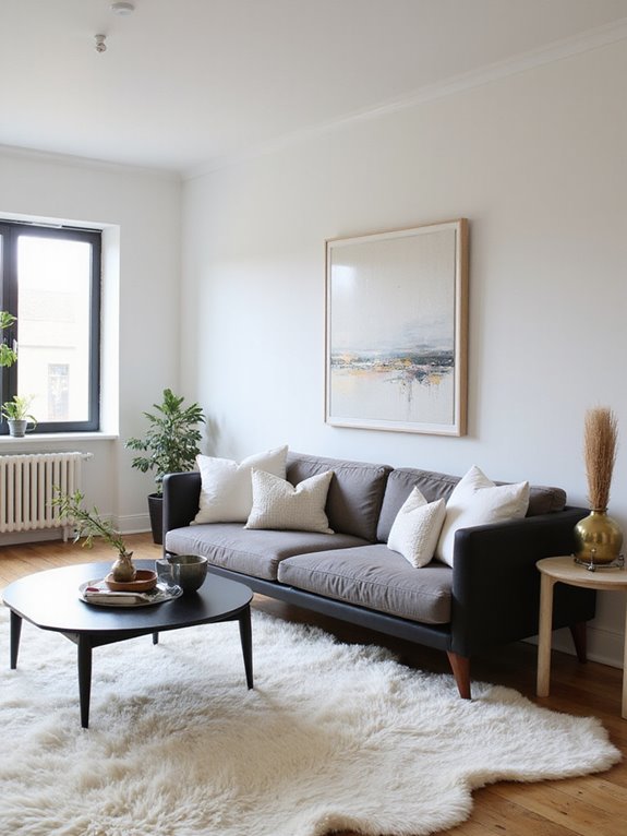 black furniture white cushions