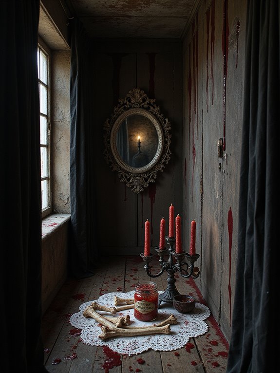 blood soaked halloween d cor ideas