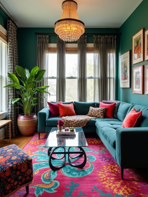 bold fabric prints invigorate decor