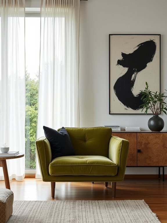 bold patterns olive green