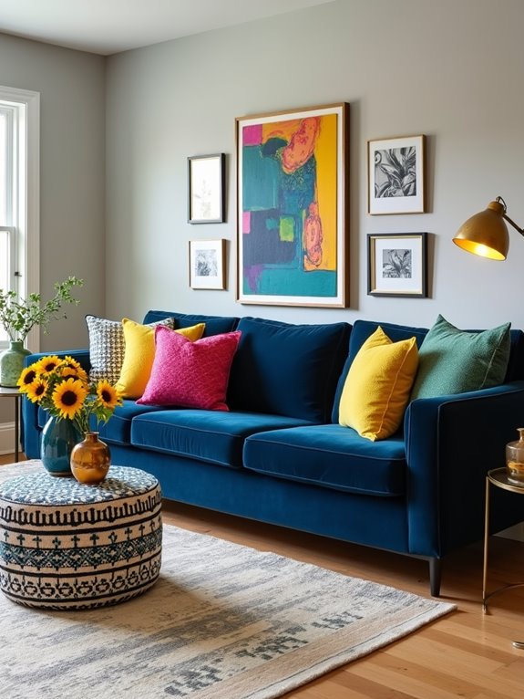 bold patterns with metallics