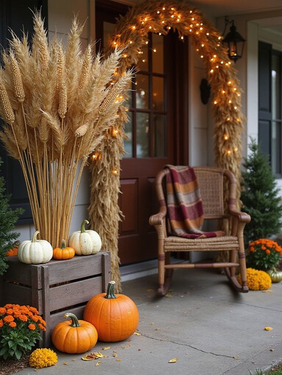 bold rustic porch decor