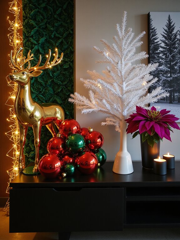bold unique holiday decor