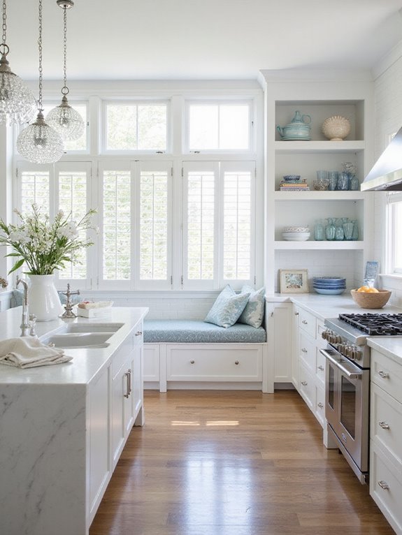 bright white energizing decor