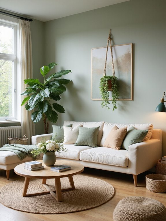 calming atmosphere through decor