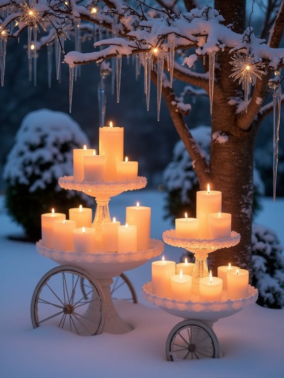 candle arrangements for ambiance