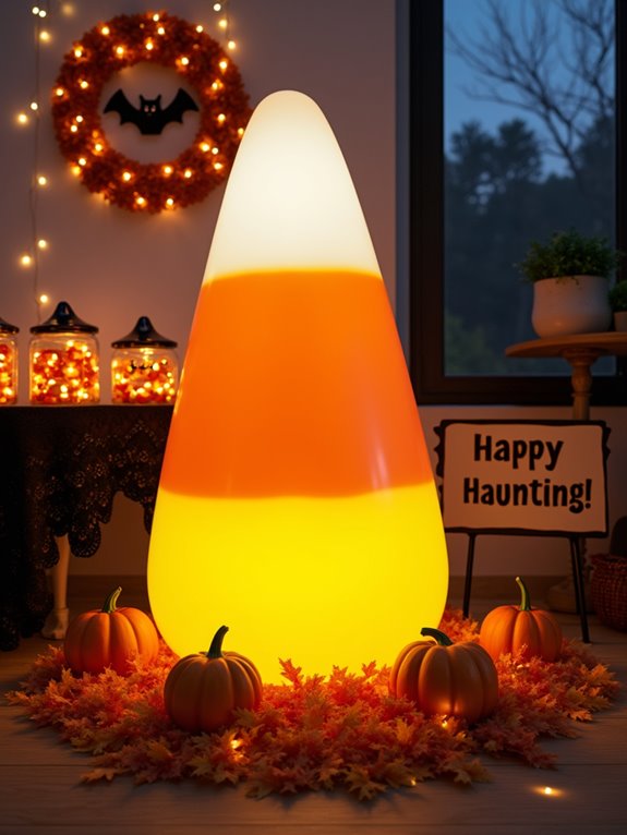 candy corn halloween decorations