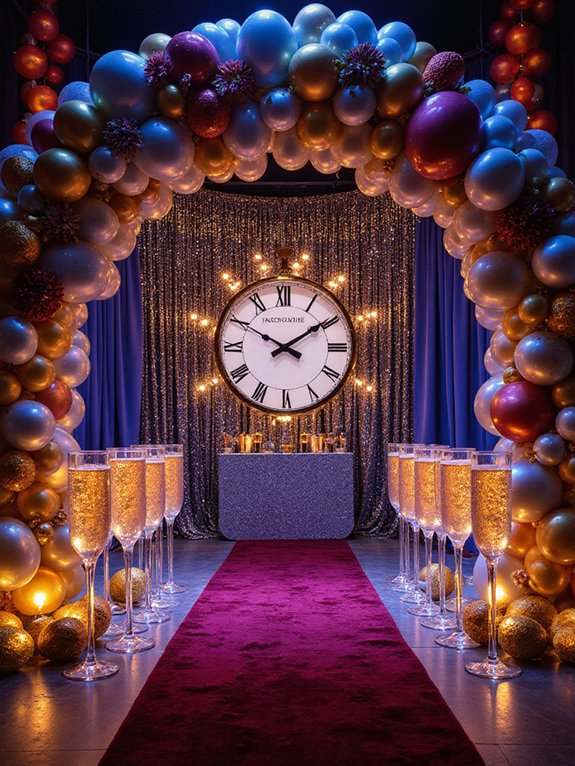 celebrate with dazzling backdrops