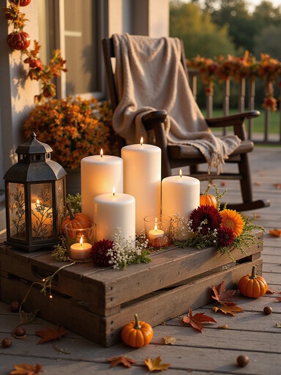 charming candle display ideas