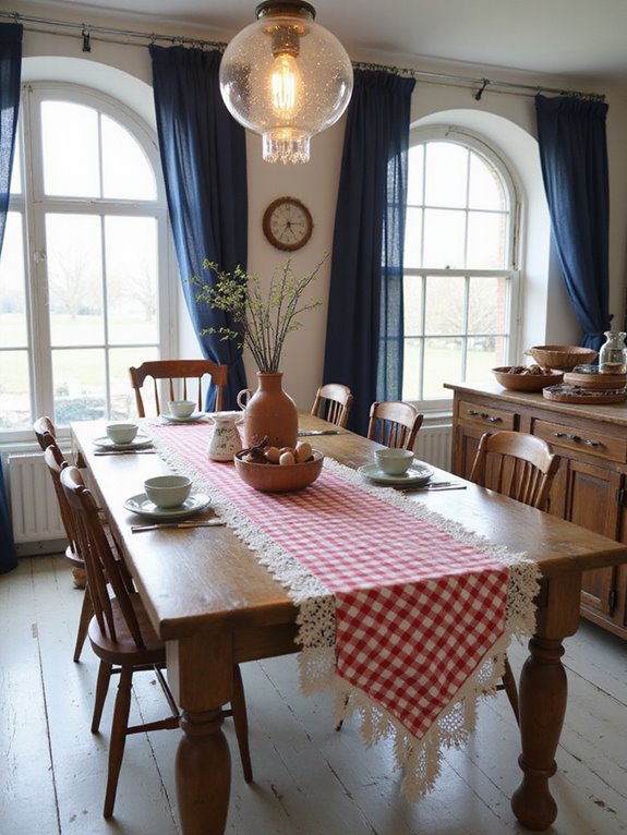 charming country chic table decor