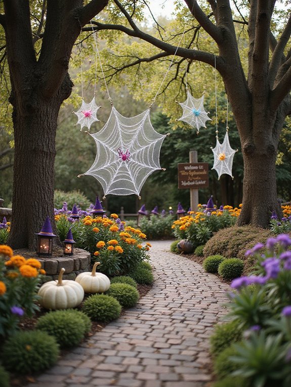 charming halloween spider decorations