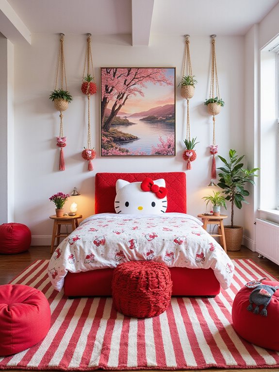 charming kitty themed room decor