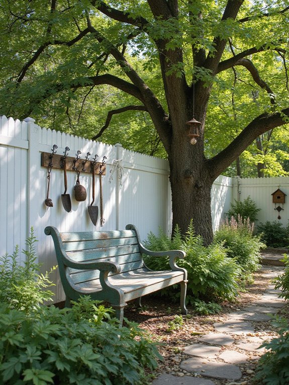 charming rustic backyard design