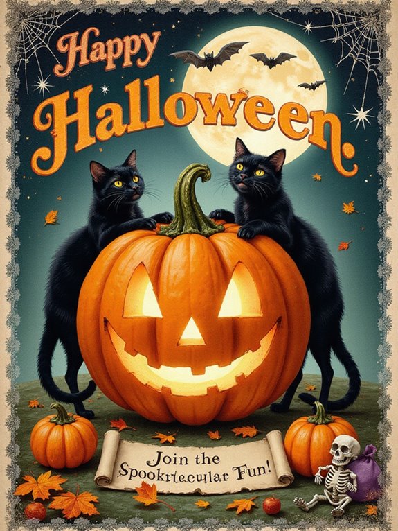 charming vintage halloween postcards