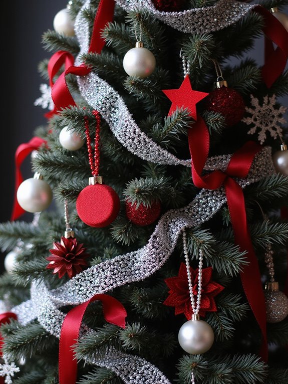 chic black and white garlands