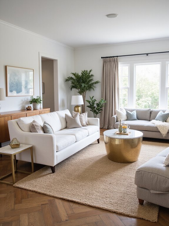 chic blend of materials