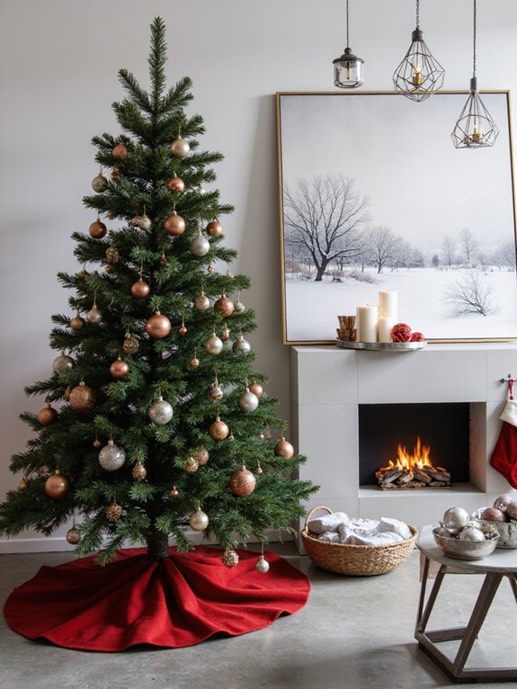 chic red christmas decor ideas