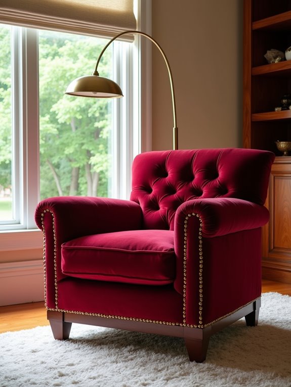 chic velvet accent chairs