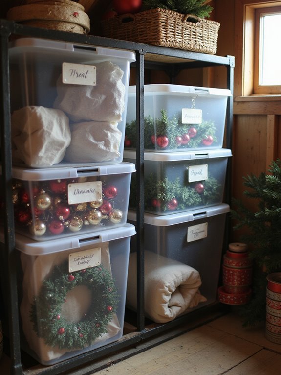 christmas decoration organization tips