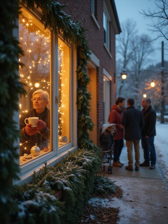 christmas window decoration appreciation