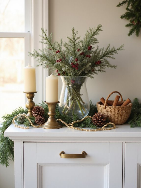 cohesive festive color palette