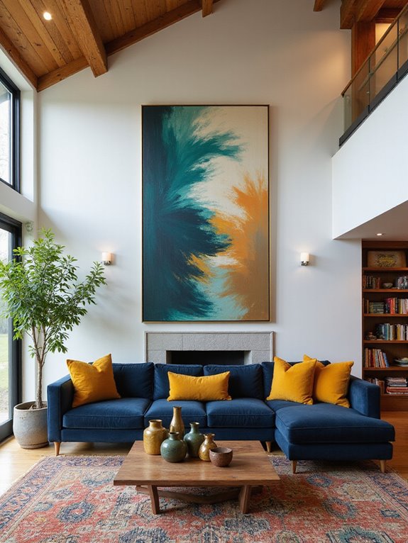 color accents create depth