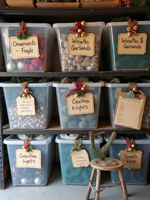 color coded storage labeling system