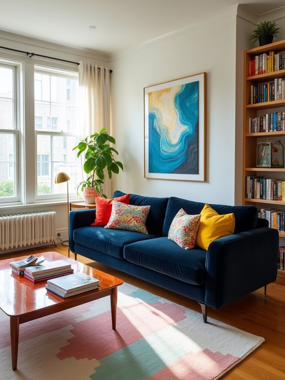 colorful books and magazines