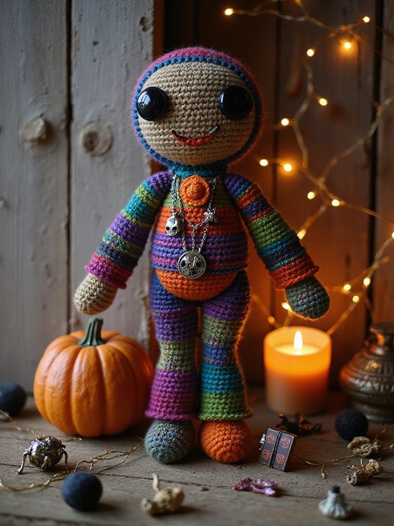 colorful charming halloween decor