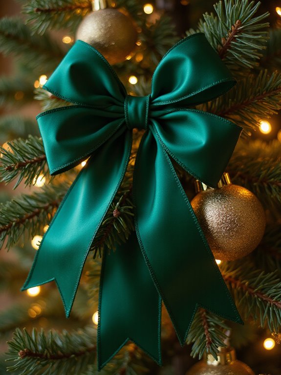 colorful ribbon bows decoration