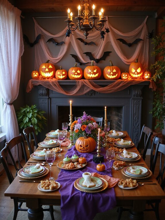 coordinated costumes and decor