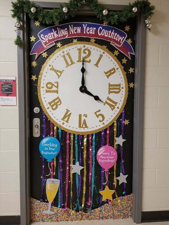 countdown clock festive decor