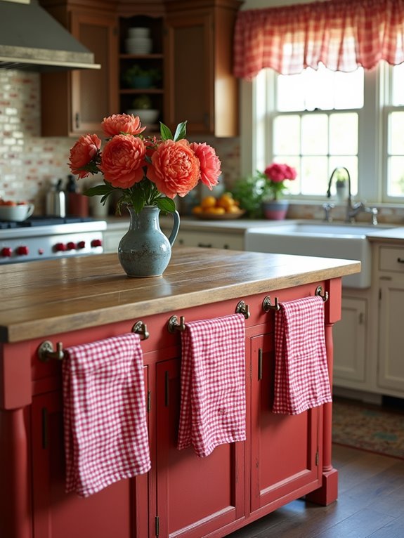 country chic kitchen towels