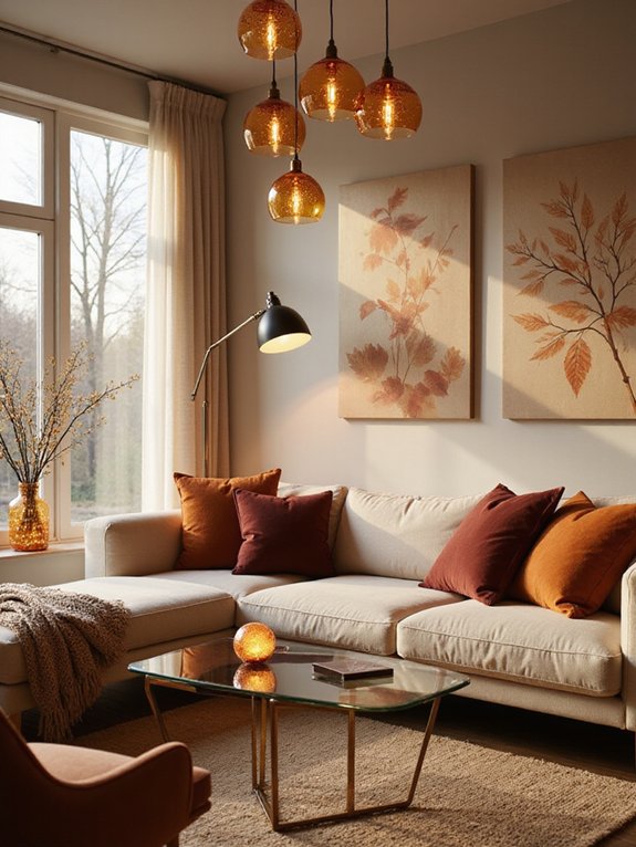 cozy ambient lighting decor