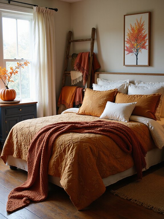 cozy autumn bedding refresh