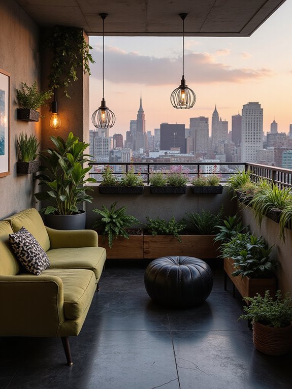 cozy balcony inspired hideout