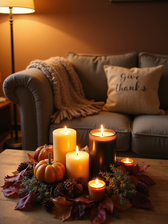 cozy candle arrangement tips