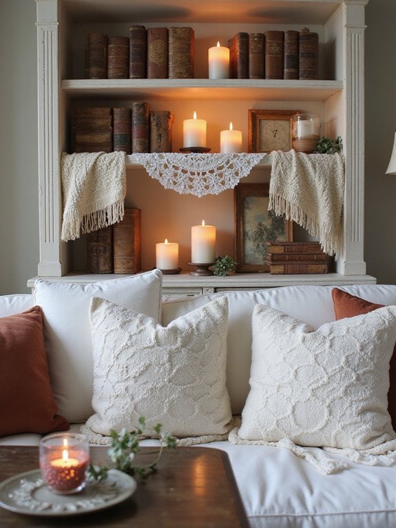 cozy candlelight winter ambiance