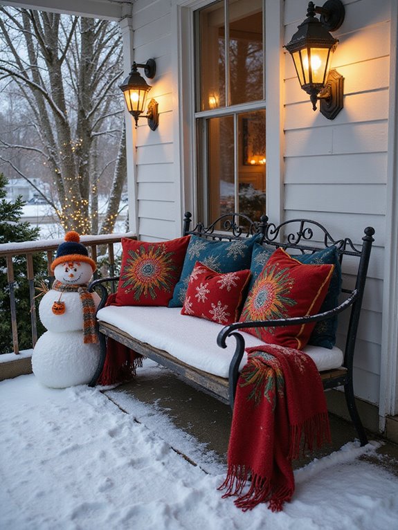 cozy colorful winter accessories