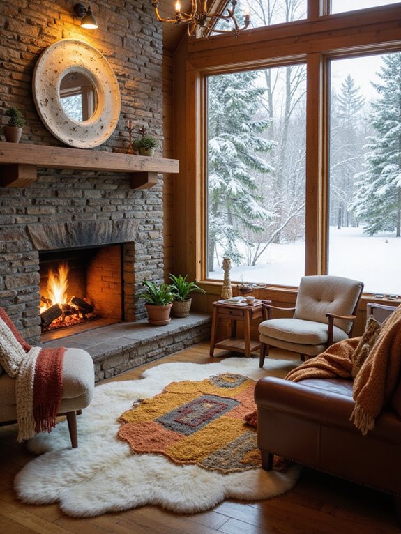 cozy comfort with textures