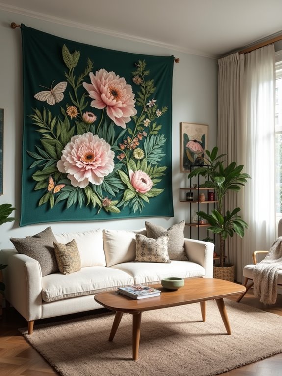 cozy fabric art decor